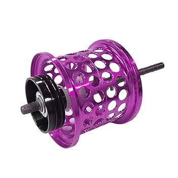 Amazon | VISPREA ベイトリール 替えスプール 金属製 浅溝